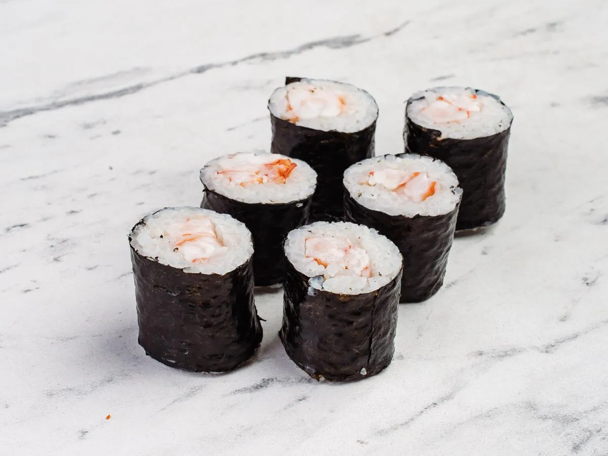 Маки с креветкой